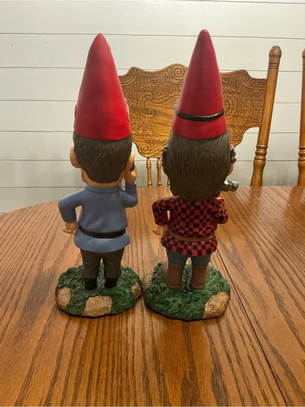 Property Brothers Garden Gnome Set Jonathan Drew Scott HGTV Resin Decor